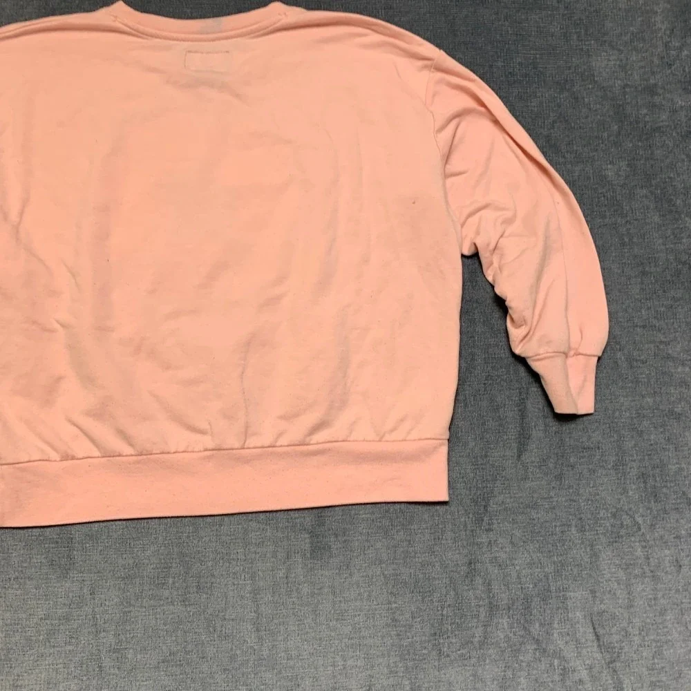 Converse Chuck Taylor All Star Sweatshirt Girls Large 12-13 Pink Fleece Lined